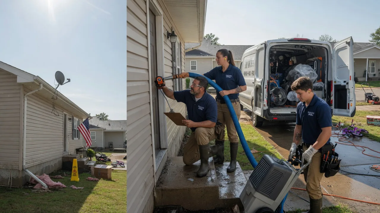 Ceiling Water Damage Restoration in Trinway, OH near me